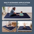 thumbnail image 6 of MAXYOYO 6" Extra Thick Floor Futon Mattress, Foldable Mattress Tatami Pad Floor Mattress for Adults Floor Bed Roll Up Mattress Guest Mattress,Navy,Twin, 6 of 9