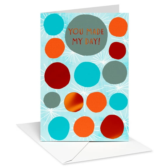 American Greetings Thank You Card (You Made My Day)