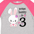 thumbnail image 4 of Inktastic Somebunny is Three-third Birthday Bunny Boys or Girls Toddler T-Shirt, 4 of 5