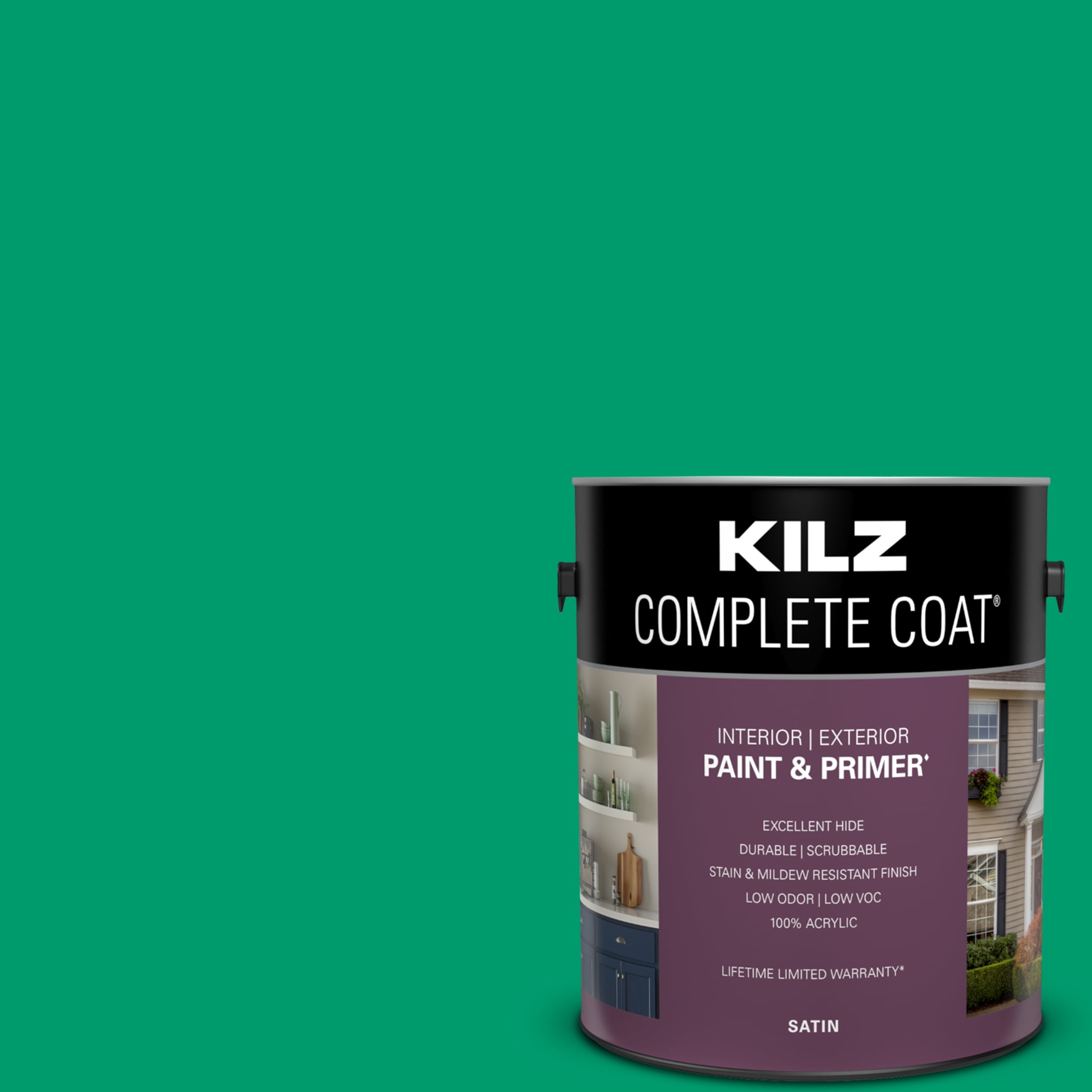 Bejewelled, KILZ Complete Coat Interior/Exterior Paint & Primer, 1 Gallon #RH130