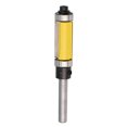 thumbnail image 2 of 1/4 "Cojinete Del Vástago Del De Enrutamiento Fresa De Broca Muela 25 Mm Amarillo Cola Trim Router Bit, 2 of 6