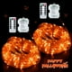 thumbnail image 1 of Luces tipo cuerda JMEXSUSS, naranja, 10 m, 100 LED, funciona con pilas, 1 of 9