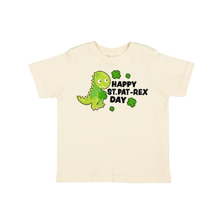 

Inktastic Happy St Pat-Rex Day with Dinosaur Gift Toddler Boy or Toddler Girl T-Shirt