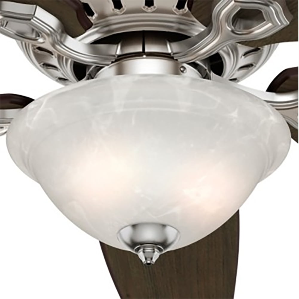 Hunter Fairhaven 52 Inch Indoor Nickel Ceiling Fan With