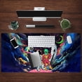 thumbnail image 4 of Funny Space Mouse Pad Desk Mat Astronaut Alien Large Gaming Mouse Pads Anime Desk Pad Mousepad XXL Cool Trippy Universe Extended Keyboard Mat with Stitched Edges Anti-Slip, 31.5 X 15.8 in, 4 of 6