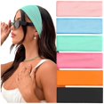 thumbnail image 2 of Jinshining Flequillo Falso Marrón y Negro Diadema para Mujeres Niñas Flequillo con Trenzas de Doble Fila Diadema Extensiones de Cabello Herramientas de Peinado Accesorios para el Cabello Diademas de M, 2 of 5