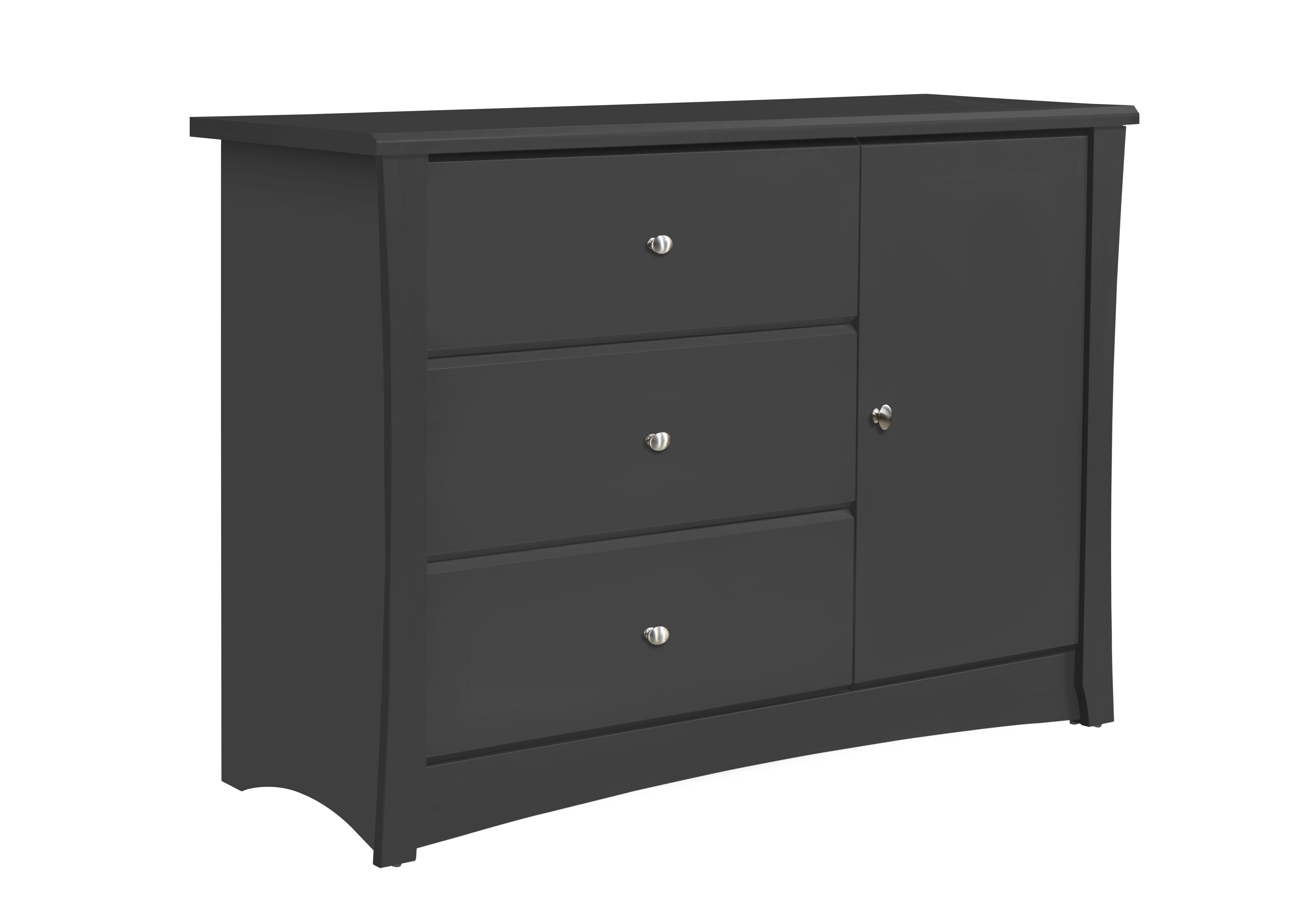 Grey Furniture Storkcraft Crescent 3 Drawer Chest Ejanakpurtoday Com