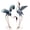 Blue, variant on Pink Flamingo Statue-Flamingo Planter Flower Pots - 2 Pack Flamingos Garden Statues Sculptures, Metal Birds Yard Art for Pond, Patio, Outdoor, Porch Decor