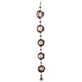 thumbnail image 1 of CSChome Hanging Rain Chain Hanging Rain Chain Rotating Hollow Beads Decor Exquisite Bell Metal Drainage Pendant, 1 of 7