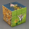 thumbnail image 2 of Cubo mágico de planetas y astronautas para niños, pinturas famosas, arte de celebridades, rompecabezas, juguetes, regalos, 3x3x3, 2 of 2