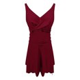 thumbnail image 6 of Arnsht One Piece Swimdress Swimsuits for Women 2025 Tummy Control Swimwear Dresses Summer Casual Skirt Bathing Suit Wine M, 6 of 9