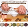 thumbnail image 5 of FUYGRCJ Measuring Cups and Spoons Set of 8, Golden Stainless Steel Measuring Cup with Wooden Handle, Measuring Spoons Set with Engraved Markings, Nesting Kitchen Measure Set for Cooking and Baking, 5 of 11