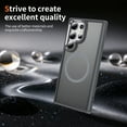 thumbnail image 5 of Dteck for Samsung Galaxy S25 Ultra Case with Magnetic, Compatible with MagSafe, Military Drop Protection Slim Translucent Matte Shockproof with Anti-Fingerprint Phone Case,Gray, 5 of 8