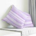 thumbnail image 4 of Throw Pillow Covers 26x26 Inch, Purple Stripe Decorative Pillow Cases for Couch Sofa Bed, Abstract Art Modern Vertical Striped Cotton Linen Square Home Decor Pillowcases with Hidden Zipper, 4 of 7