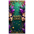 thumbnail image 4 of Mardi Gras Banner Colorful Mask Carnival Party Decorations Photography Props Event Supplies Backdrop Celebration Background Party Festive Decor, 4 of 8