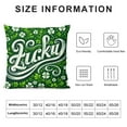 thumbnail image 5 of COMIO St Patricks Day Pillow Covers, St Patricks Day Shamrocks Pillow Cover Buffalo Plaid Clover St Patricks Decorative Throw Pillows Farmhouse Decor for Home, 5 of 5