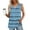 Blue#1, variant on Women's Sleeveless V-Neck Wrap Top,Fashion Women's Spring/Summer Solid Color Casual V-neck Sleeveless Top Tank Top Brown S