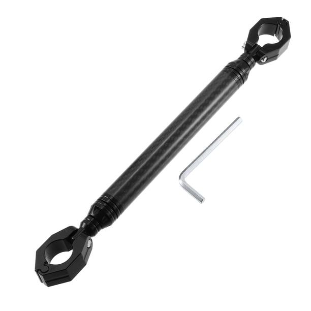 Barra de Equilibrio Universal de 22mm Negro para Motocicleta Unique Bargains