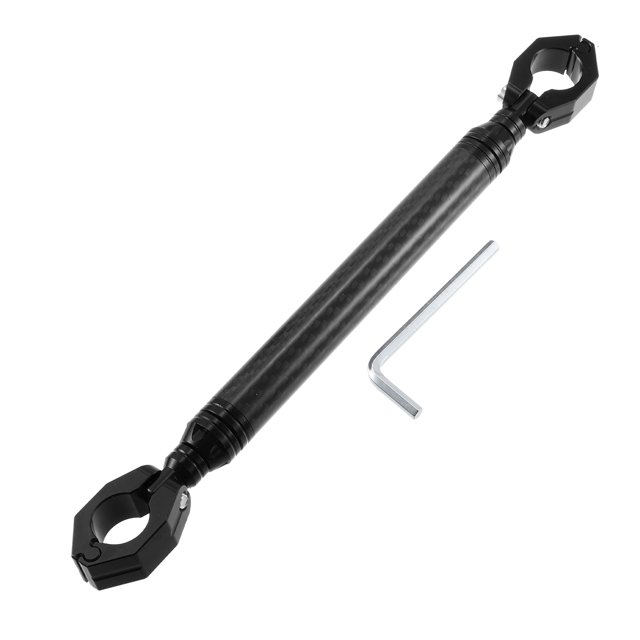 Barra de Equilibrio Universal de 22mm Negro para Motocicleta Unique Bargains