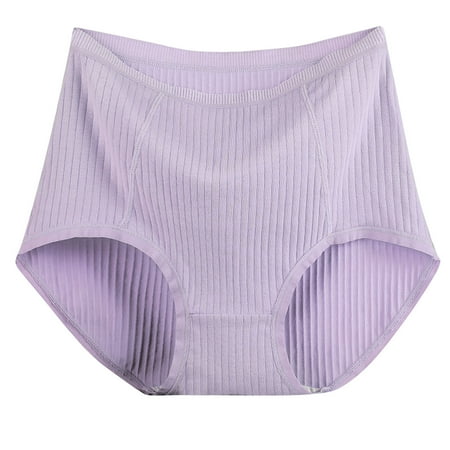 yillto Women s Plus Size Underwear Seamless High Waist Hipster Panties Full Coverage Stretch Soft Briefs