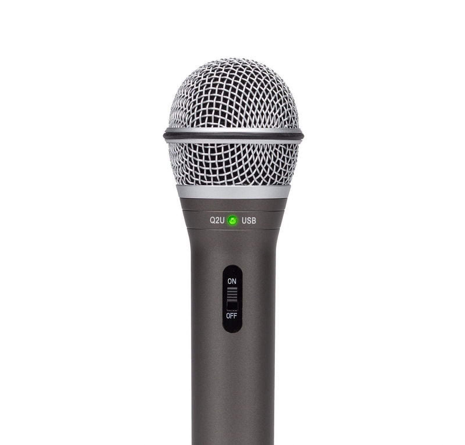 Professional Podcasting Mic Bundle Samson Q2U USB/XLR Dynamic Mic + HPH-50 Headphones for Podcasting