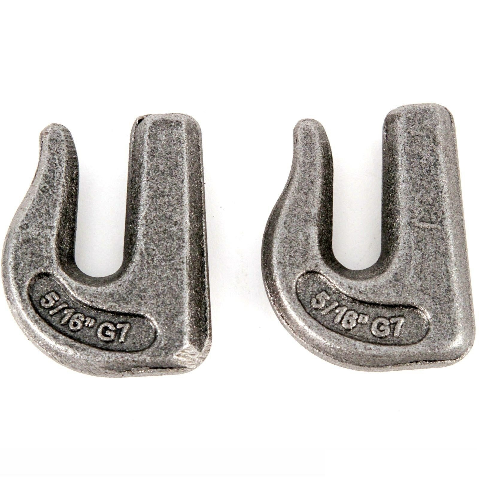 2 NEW 5/16 Weld on Grab Chain Hooks G70 Bucket Trailer
