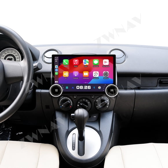 ZWNAV 11.5 inch Android 15 Car Radio For Mazda 2 2007-2014 Car Multimedia Video Player GPS Navigation Carplay Head Unit Touch Screen 4G