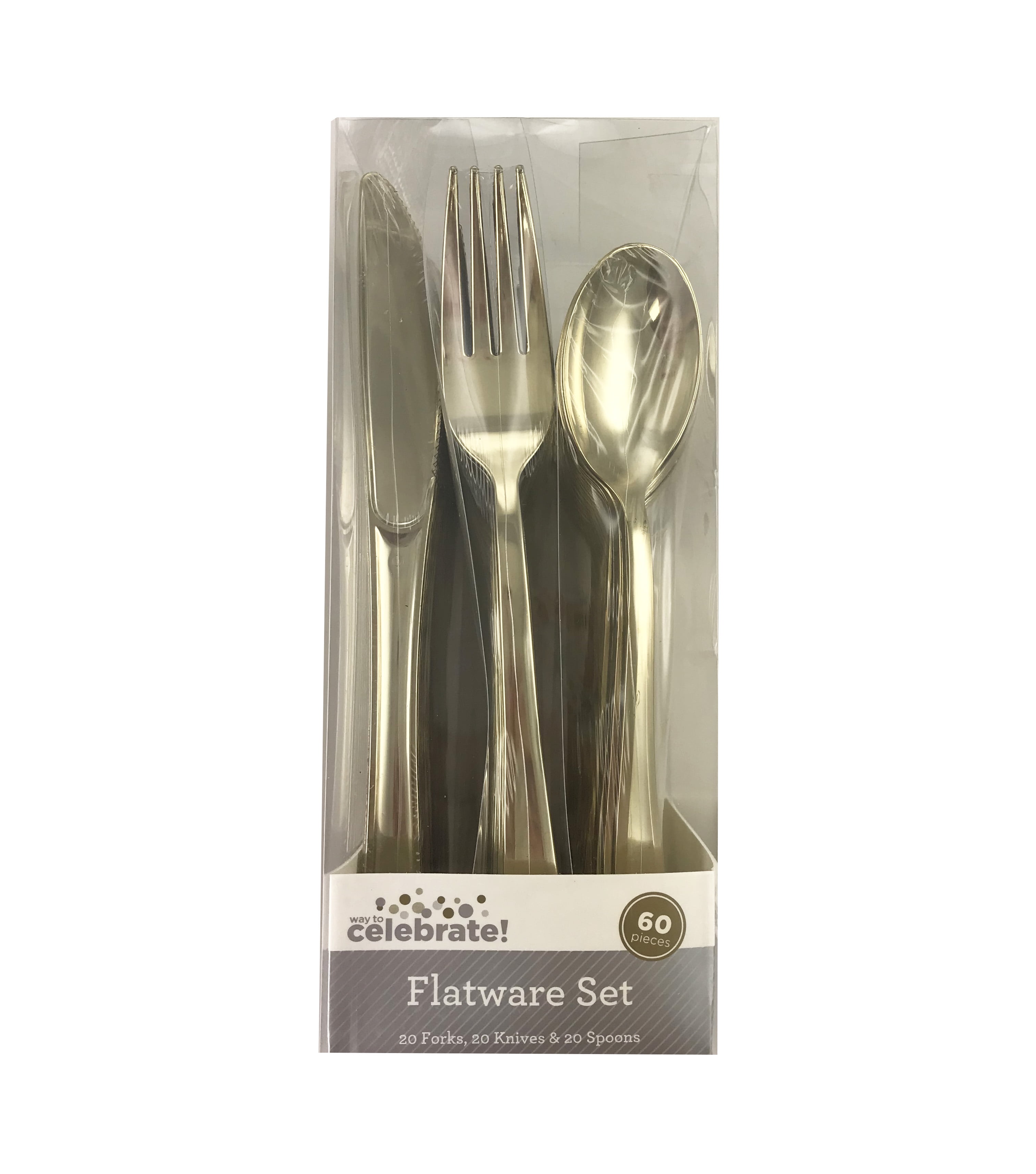 Sliver& Gold Cutlery Set in Wooden Box Family D 24 Piece Deluxe Stainless.S 