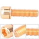 thumbnail image 3 of M5 x 18mm Bicycle Stem Screw with Spacer, Gold Steel Bike Handlebar Parts, 3 of 4