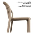 thumbnail image 2 of Jauz Improvement 2pz Silla Alta Periquera Color Arena Tipo Minimalista Andina BS (A2327), 2 of 5