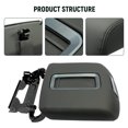 thumbnail image 2 of Kojem Middle Leather Center Console Armrest Lid W/Steel Bracket For Chevy Silverado & GMC Sierra 1500 2500 3500 2014-2018 Tahoe Yukon Suburban 2015-2020 Replaces 0227083AA 22861304, 2 of 10