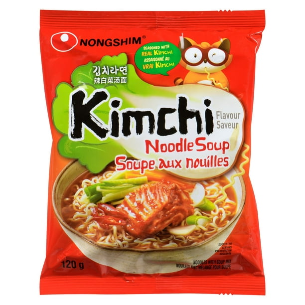 Soupe aux nouilles instantanée Nongshim à saveur Kimchi 