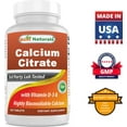 thumbnail image 7 of 3 Pack Best Naturals Calcium Citrate with Vitamin D-3 120 Tablets, 7 of 7