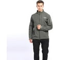 thumbnail image 4 of Puztloy Men's Jackets Ski Fleece Waterproof Windbreaker Work Lightweight Hiking Hunting Jacket Outdoor with Pockets Coat(Available in Plus Size), 4 of 7