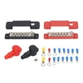 thumbnail image 1 of 2 Sets 12 Terminal Busbar M8 Stud Power Distribution Block for Automobile RV Marine Yacht DC48V 150A, 1 of 5