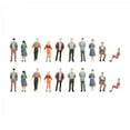 thumbnail image 1 of kusrkot 2xTiny Personnes Micro Paysage Mise en Page Miniature Modèle de Chemin de Fer Figures Décor, 1 of 9