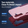 thumbnail image 4 of For Samsung Galaxy A35 / A55 Case Shockproof Rugged Full Body Protection Heavy Duty Dust/Drop Proof Cover Case​,Pink,For Galaxy A35/A55 (5G), 4 of 7