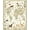 Beige Tan, Pattern 2, variant on ODIKA Map Educational Cartoon Animals Compass Motif Playroom for Dorm Room, Small Living Apartment, Stain Resistant Low Profile