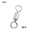 thumbnail image 2 of Advancent Conector de pesca Flexible Rotación de 360 grados Resistente al desgaste Durable Ligero Cojinete de bolas Barril Conectores a Pescar diez, 2 of 6