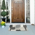 thumbnail image 5 of Yayeee Doormat for Indoor Entrance 32" x 20" Non Slippery Floor Rug, Gray Cute Cats, 5 of 8