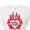 thumbnail image 3 of Bratz - Bratz Angel - Flames - Juniors Cropped Cotton Blend T-Shirt, 3 of 5