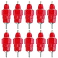 thumbnail image 1 of RuiJiao Clearance 10Pcs Poultry Water Drinking Nipples Chicken Hen Feeding Screw In Drinker, 1 of 5