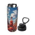 thumbnail image 2 of Yiaed Tomato Field Bottle Print Sports Insulated Kettle Bottle Reusable Stainless Steel Insulated Cup, Outdoor Portable Casual Stainless Steel Insulation Cup, 2 of 7