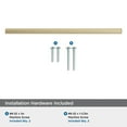 thumbnail image 5 of Amerock Merced 10-1/16 inch (256mm) Center-to-Center Golden Champagne Cabinet Pull, 5 of 7