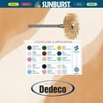 thumbnail image 3 of Dedeco Sunburst Radial Bristle Discs 6-Pack - 7/8" Curved 4-Ply Mounted Discs - Peach 1,400 Grit (Extra-Fine, 6 Micron) - Aluminum Oxide for Polishing & Finishing, 3 of 13