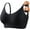 Black, variant on Bras for Women Comfort Seamless bra, Cross Back Adjustable Bralette bra, Wireless Everyday Bras for women A-C Cup