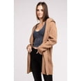 thumbnail image 2 of ZENANA Hooded Open Front Sweater Cardigan, 2 of 11