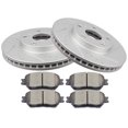 thumbnail image 2 of Brake Rotors Brakes Pads Kits,ECCPP 2pcs Front Discs Brake Rotors and 4pcs Ceramic Disc Brake Pads Set for 2002 2003 2004 2005 2006 for Toyota Camry, 2 of 5