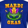 thumbnail image 4 of Inktastic Mardi Gras with Green Masquerade Mask Long Sleeve Youth T-Shirt, 4 of 5