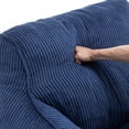 thumbnail image 6 of Jopath Giant Bean Bag Chair for Adults Teens,Oversized Corduroy Bean Bag Chairs Lazy Sofa Couch Chairs with Soft Memory Foam Filler for Living Room,Bedroom,Dark Blue, 6 of 8